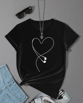 Headset Printed T-Shirt