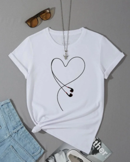 Headset Printed T-Shirt