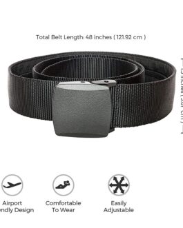 High Quality Men’s Belt – Automatic Buckle Nylon Belt For Outdoor Hunting