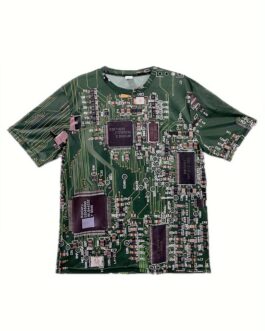 Men’s Casual Street Style Stretch Round Neck Tee Shirt