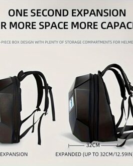 Motorcycle Backpack, LED Backpack With Color Screen, Waterproof