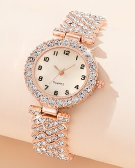 Luxury Rhinestone Quartz Analog Wrist Watch
