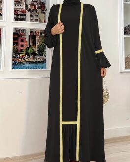 Elegant Ramadan Twinset Kaftan Dress