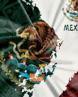 2pc Men’s Outfit, Color Matching Eagle Pattern Casual Crew Neck Short Sleeve