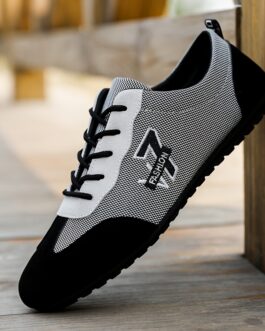Men’s Lace-up Sneakers – Casual Walking Shoes