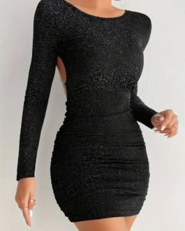 Kalona Backless Bodycon Dress