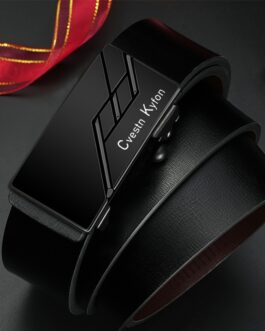 Men’s Genuine Leather Belt, Young People Business Belt For Suit Pants