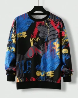 Graffiti Print Sweatshirt